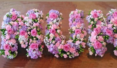 Loose Mum Letters - Mum letters for a funeral in Derby by Beauty of Flowers