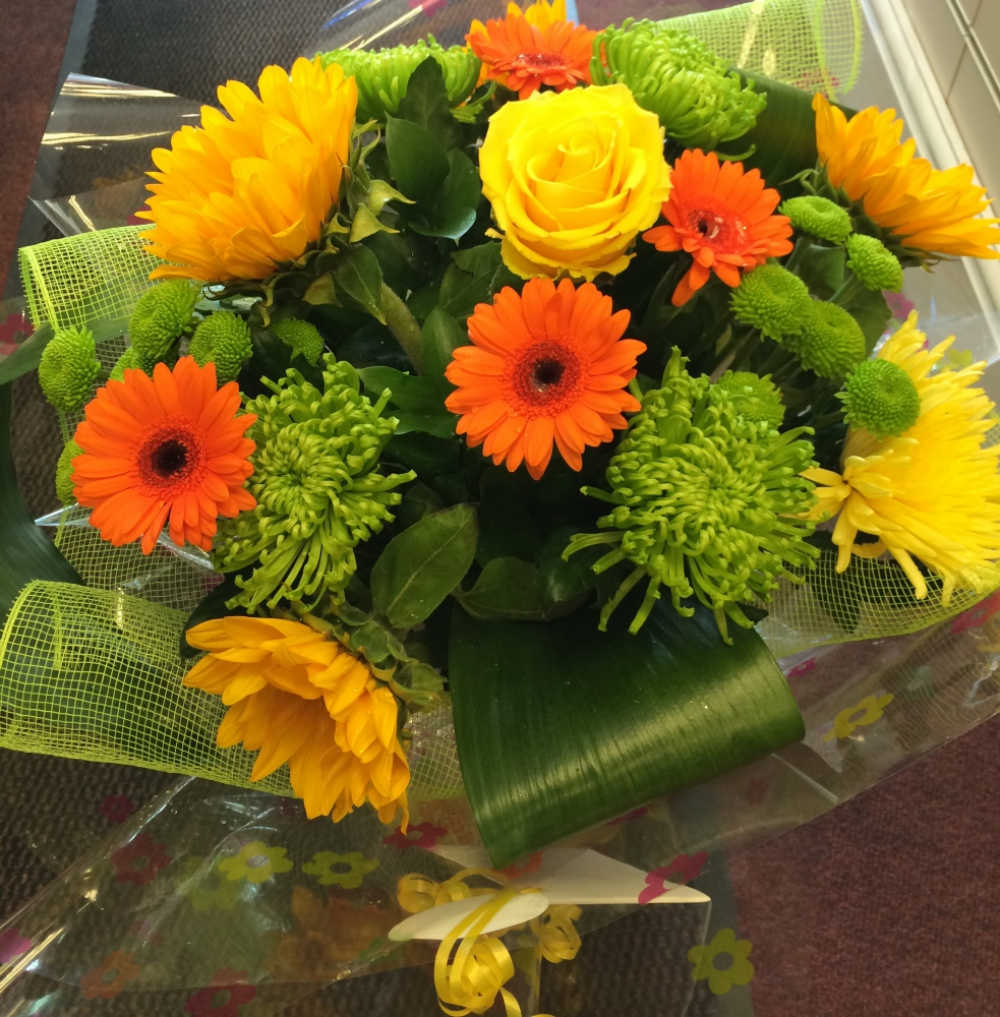 Oranges, Lemons and Limes Watered Hand Tied