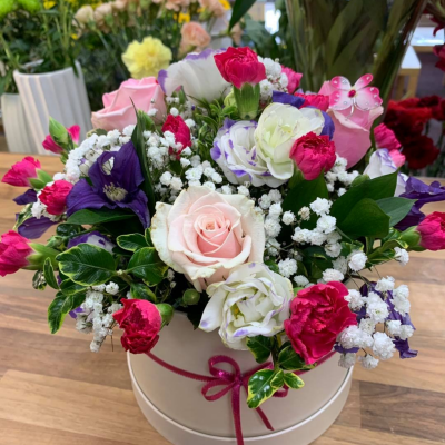 I Love You - This beautiful hatbox arrangement, is sure to impress.