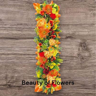 Artificial Orange Flower Bar Product Image