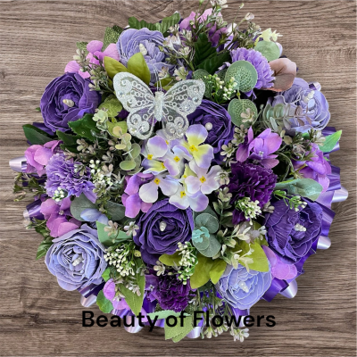 Artificial Purple and Lilac Posy Product Image