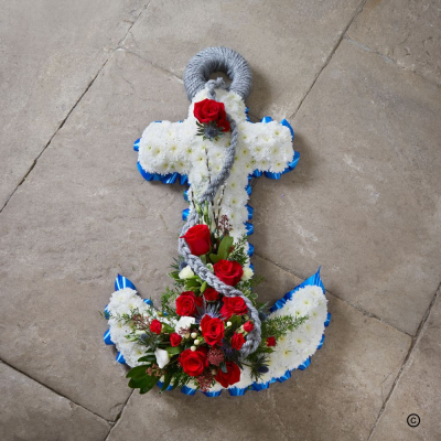 Anchor OFP28 - A anchor is a Christian symbol of hope and associated with the sea and waterways. Suitable for navy personnel, fishermen, yachtsmen, and anyone who loves the ocean and waterways.