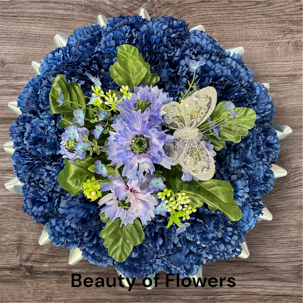 Artificial Blue Based Posy